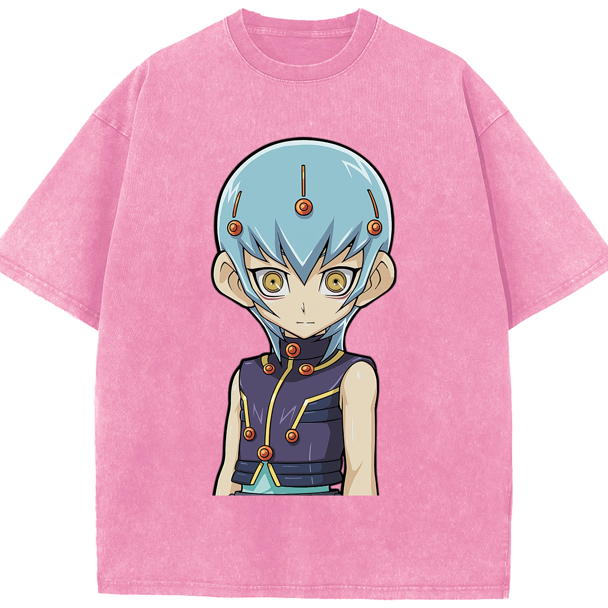 （画像用） 遊☆戯☆王 Yu-Gi-Oh! 綿100% ヴィンテージ風 半袖Tシャツ（フロントプリント）